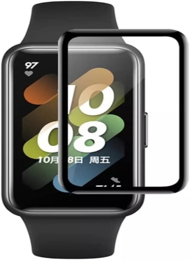 Dado PMMA 3D Screen Protector Compatible with Huawei Band 7 watch, Anti scratch screen protector (2 Pack)